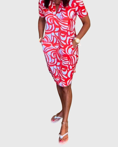 Elle™ | Figurbetontes Avenue Walk Kleid
