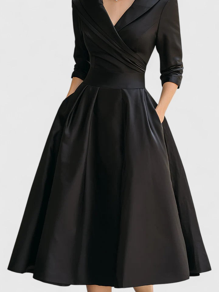 Zyrah | Elegantes Midi-Kleid