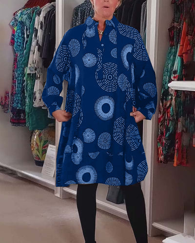 Mackenzie™ - Lässiges Kleid mit geometrischem Druck