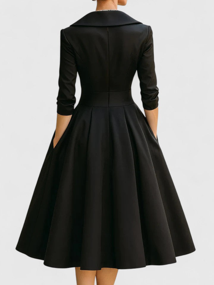 Zyrah | Elegantes Midi-Kleid