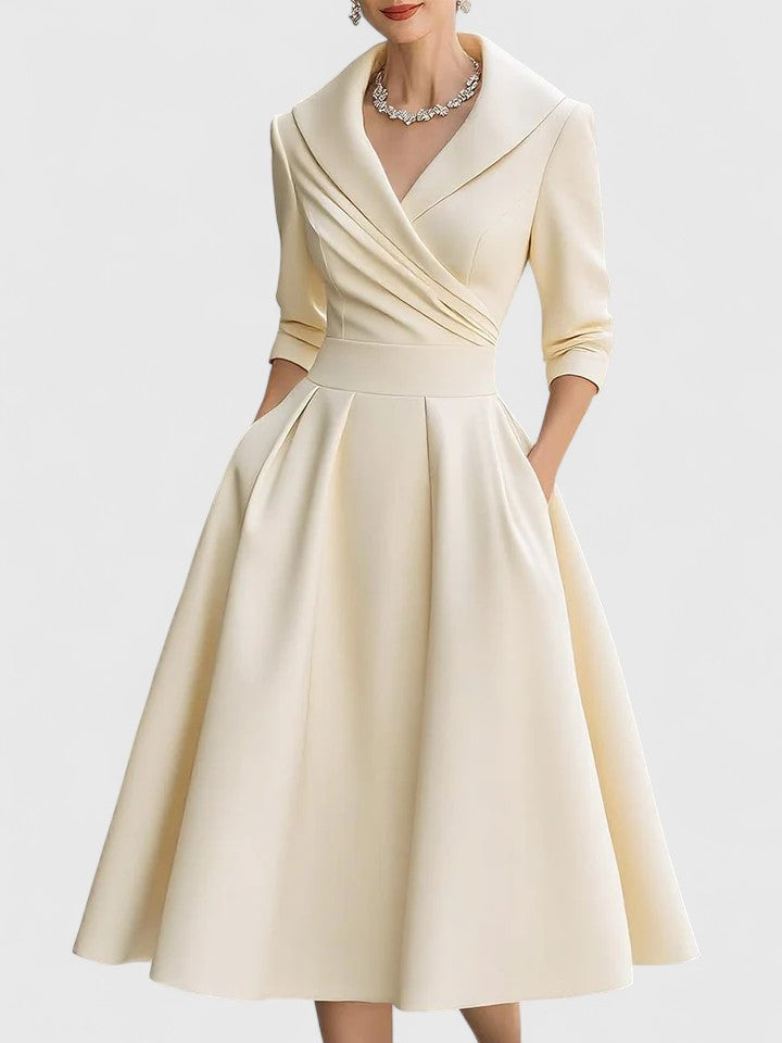 Zyrah | Elegantes Midi-Kleid