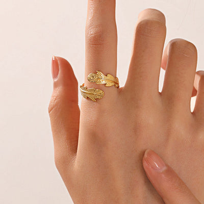 Janirelle | Korallenring 18K Gold