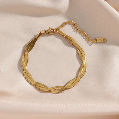Madiorelle | Verdrehte Armband 18K Gold