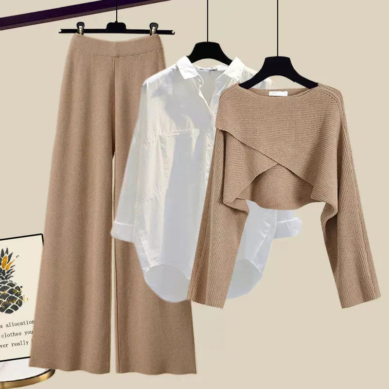 Thalia - Bequemes drei-teiliges Langarm-Set