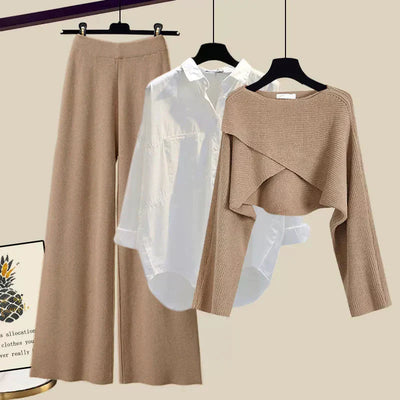 Thalia - Bequemes drei-teiliges Langarm-Set