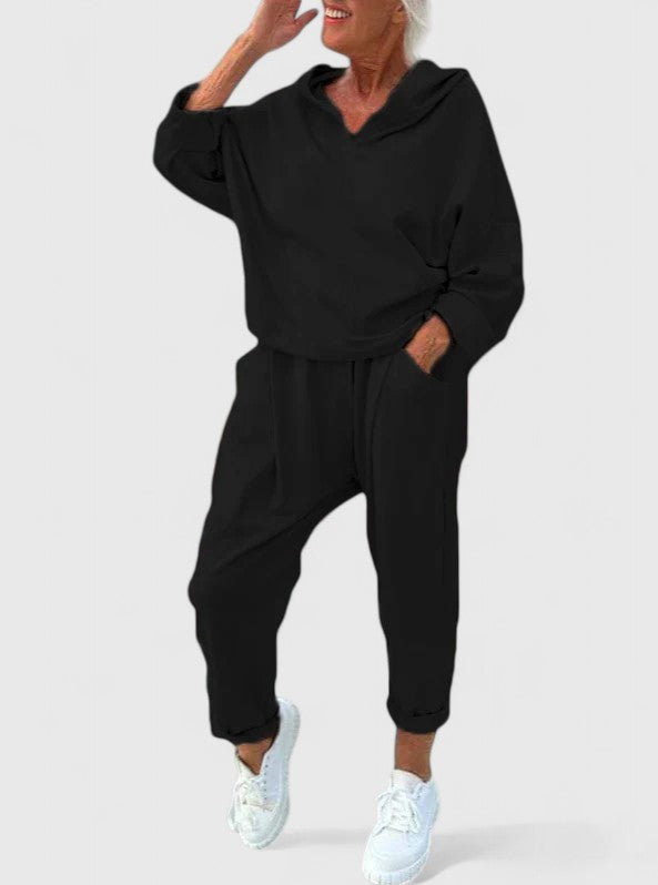 Sally | Bequemes Kapuzen-Sweatshirt-Set