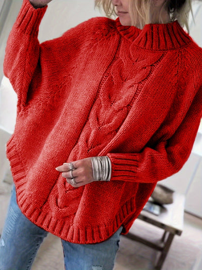 Carla™ - Bequemer Vintage Kabelpullover