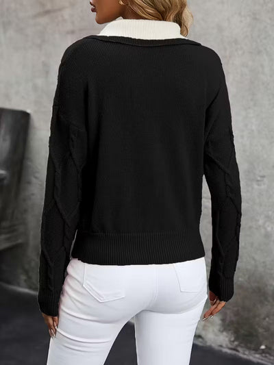 Isolde™ - Eleganter Kragenpullover