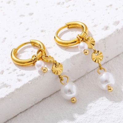 Lyannette | Sonnenstrahlen Ohrringe 18K Gold