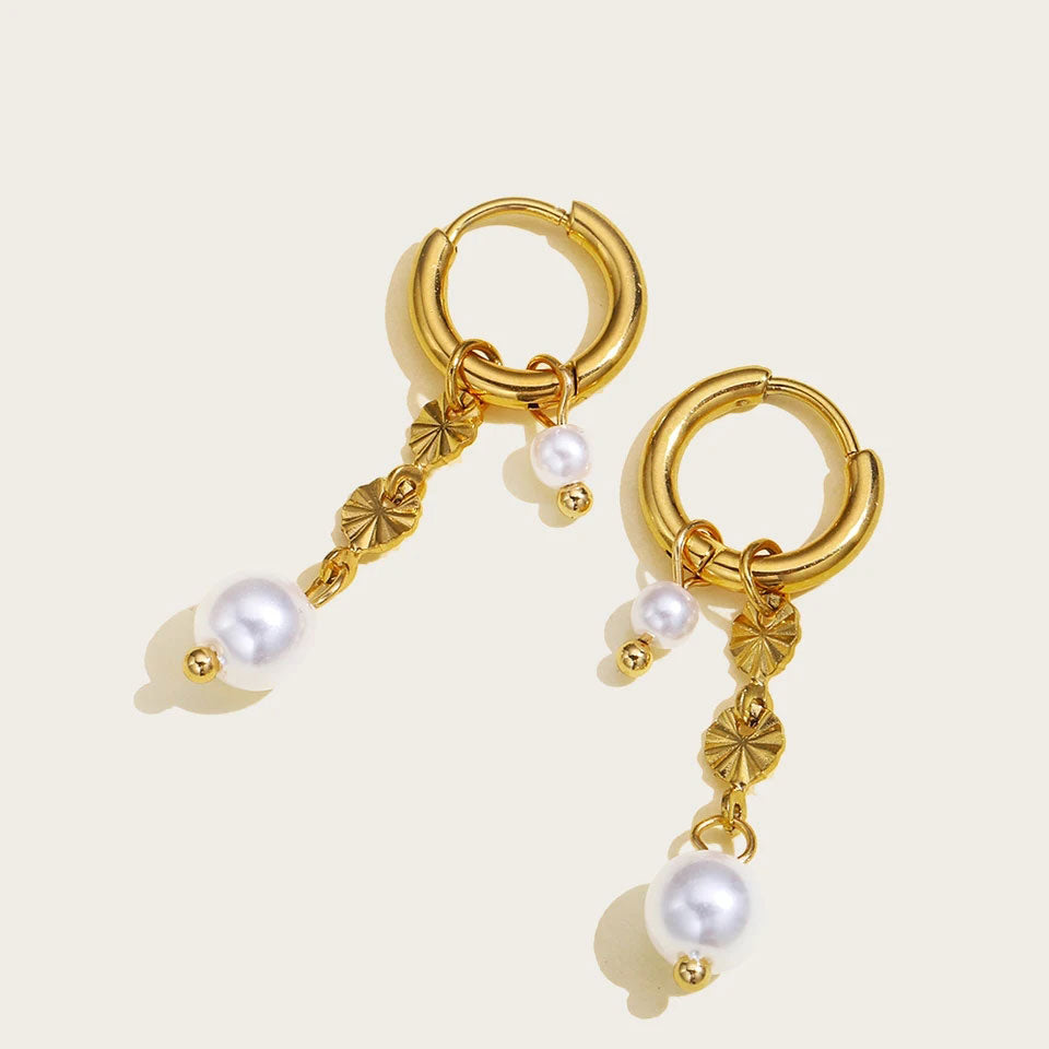 Lyannette | Sonnenstrahlen Ohrringe 18K Gold