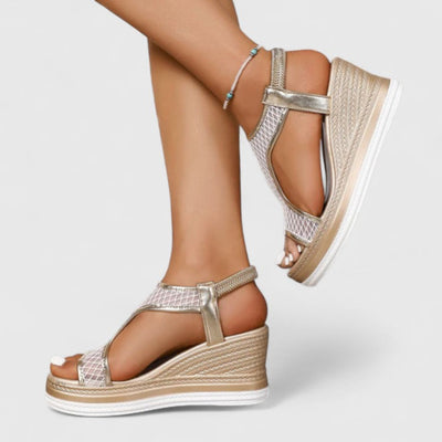 Jessica | Orthopädische Keil-Sandalen