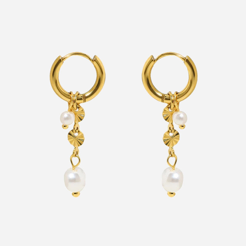 Lyannette | Sonnenstrahlen Ohrringe 18K Gold