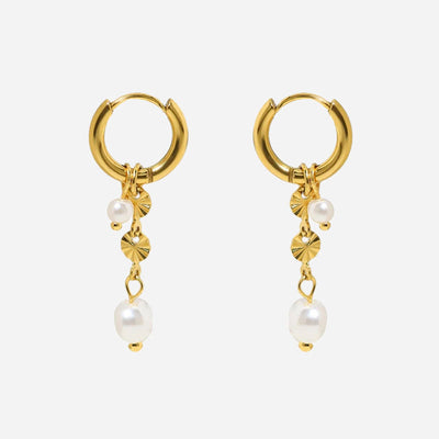 Lyannette | Sonnenstrahlen Ohrringe 18K Gold