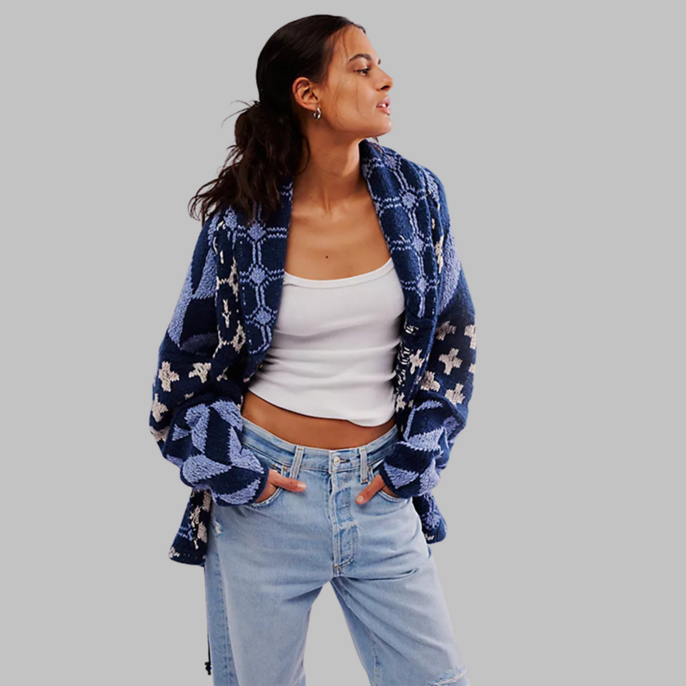 Paola™ - Vintage Oversized Cardigan