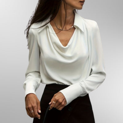 Violet™ | Elegante Satinbluse