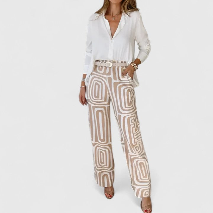 Kira | Elegantes Zweiteiliges Set (EIN BELT IST INBEGRIFFEN)