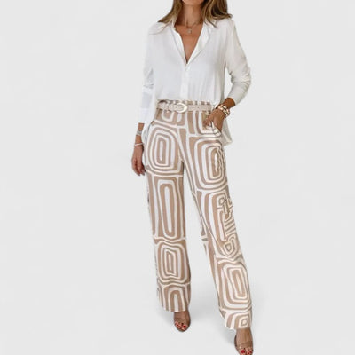 Kira | Elegantes Zweiteiliges Set (EIN BELT IST INBEGRIFFEN)
