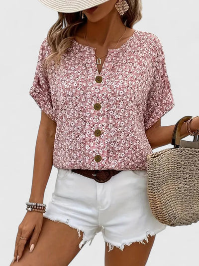 Sabine - Elegantes Floral Sommertop