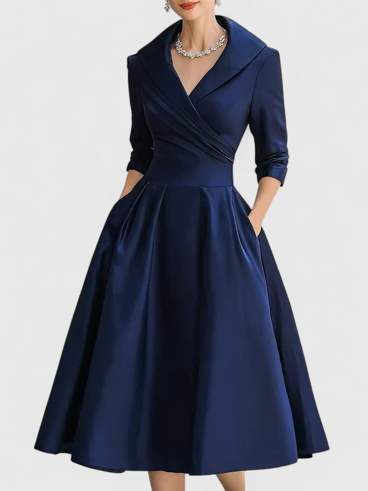 Zyrah | Elegantes Midi-Kleid