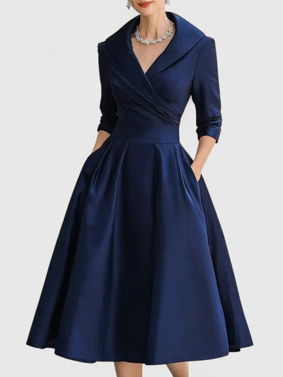 Zyrah | Elegantes Midi-Kleid