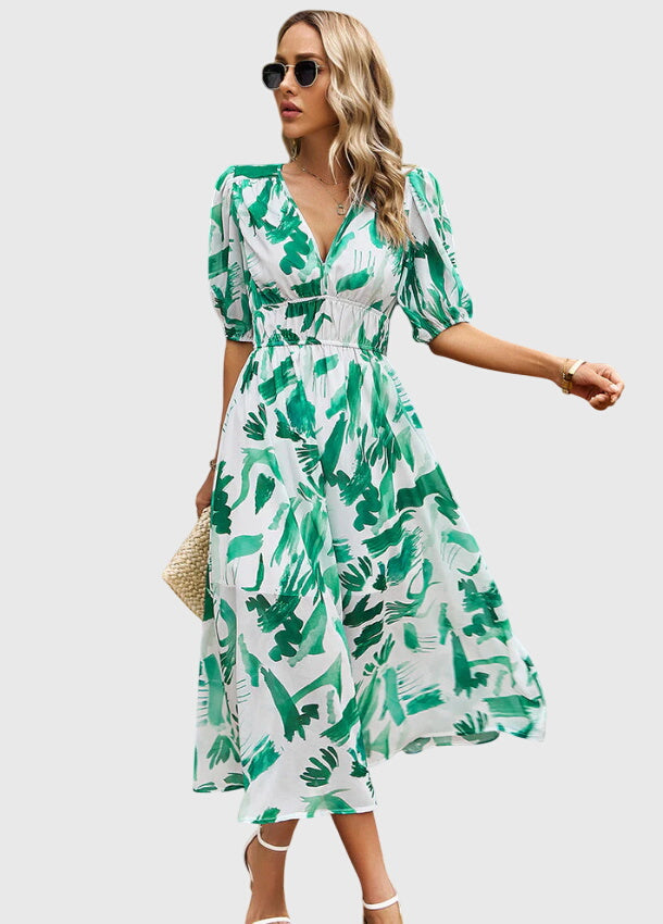 Merlin™ | Figurbetontes Blumenkleid