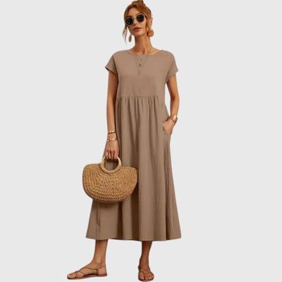 Fenella | Bequemes Midi-Kleid