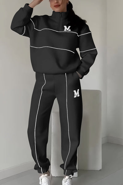 Thalynnae | Bequemes Sweatshirt- und Hosen-Set