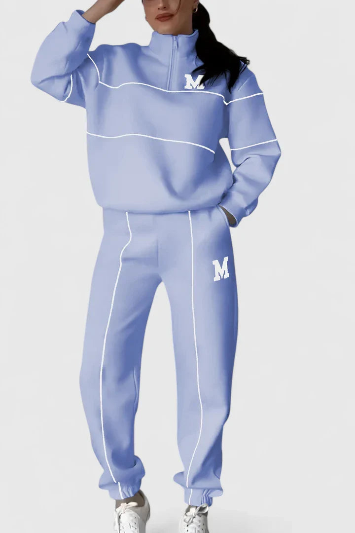 Thalynnae | Bequemes Sweatshirt- und Hosen-Set