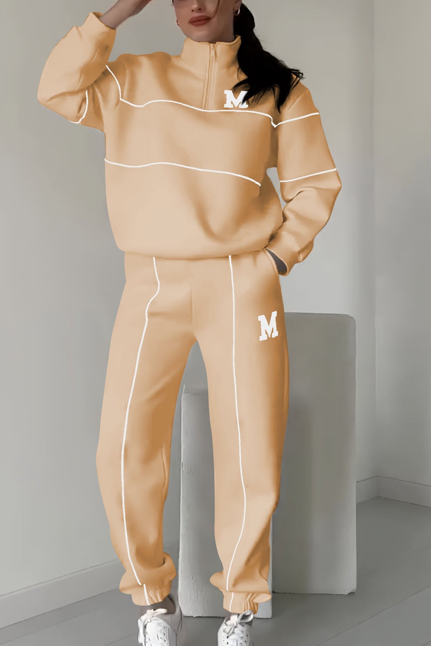 Thalynnae | Bequemes Sweatshirt- und Hosen-Set
