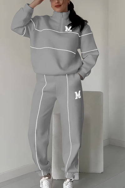 Thalynnae | Bequemes Sweatshirt- und Hosen-Set