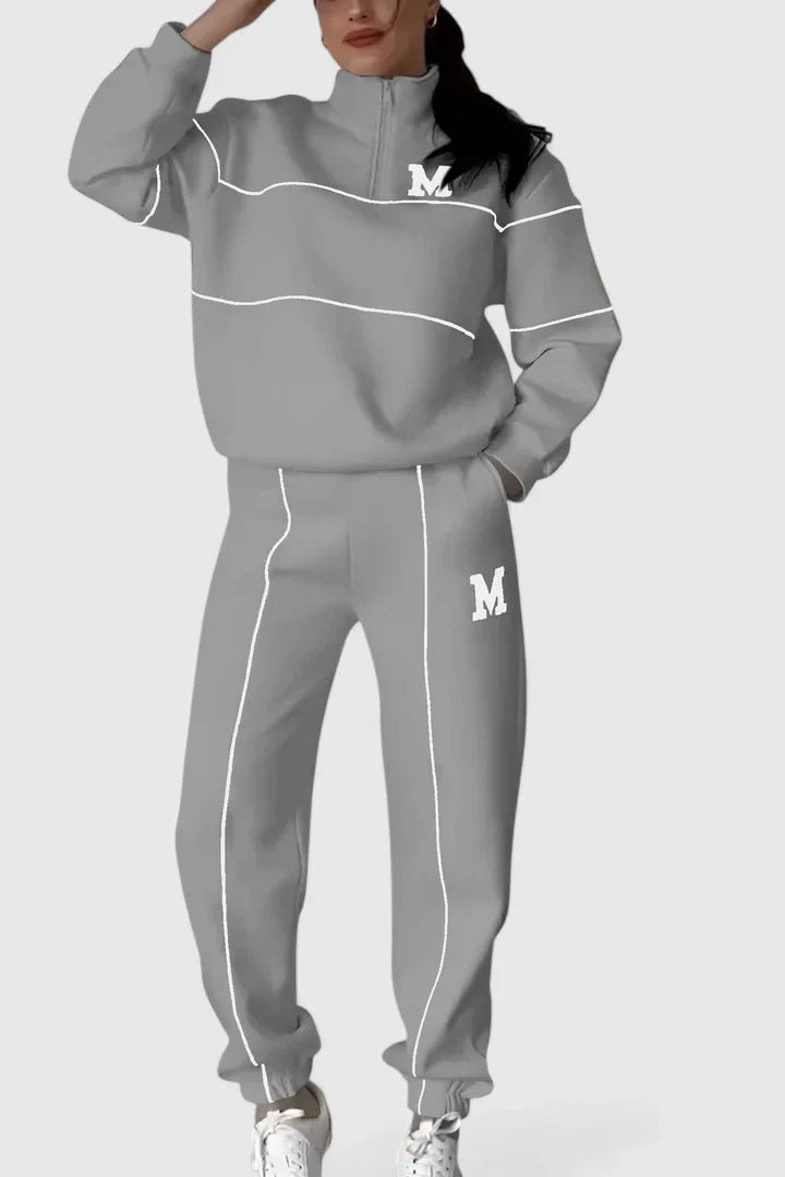 Thalynnae | Bequemes Sweatshirt- und Hosen-Set