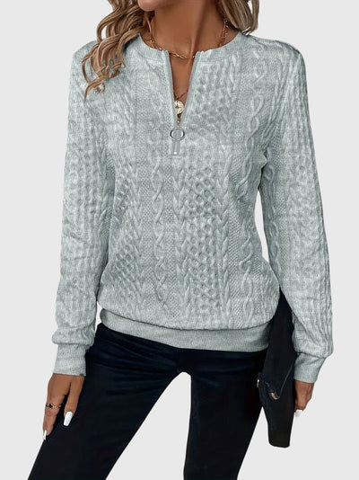 Nora™ | Sweater mit Reißverschluss