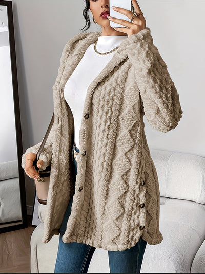 Celine™ - Plüsch-Hoodie-Cardigan