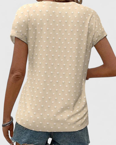 Miles | Bequemes V-Ausschnitt-Shirt