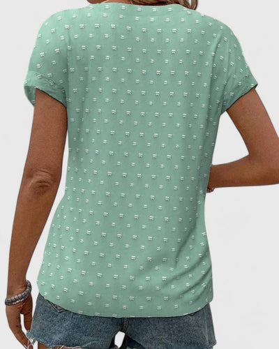 Miles | Bequemes V-Ausschnitt-Shirt