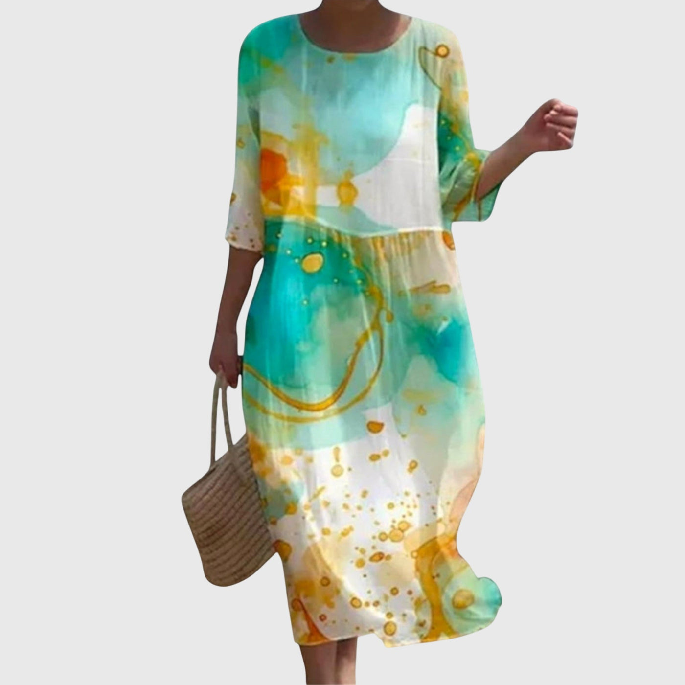 Hayley™ | Stilvolles Floral-Maxikleid