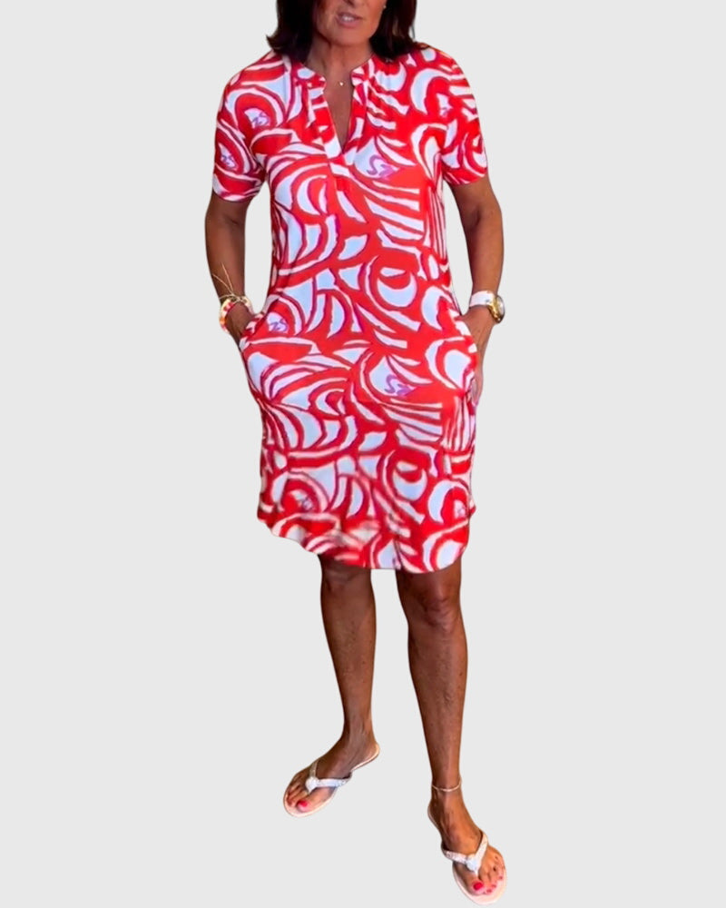 Elle™ | Figurbetontes Avenue Walk Kleid