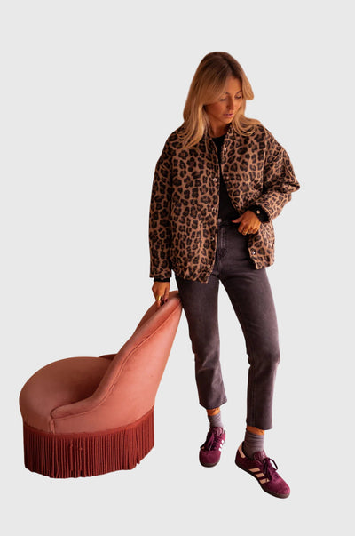 Elodie | Stylische Leopardenmuster-Jacke