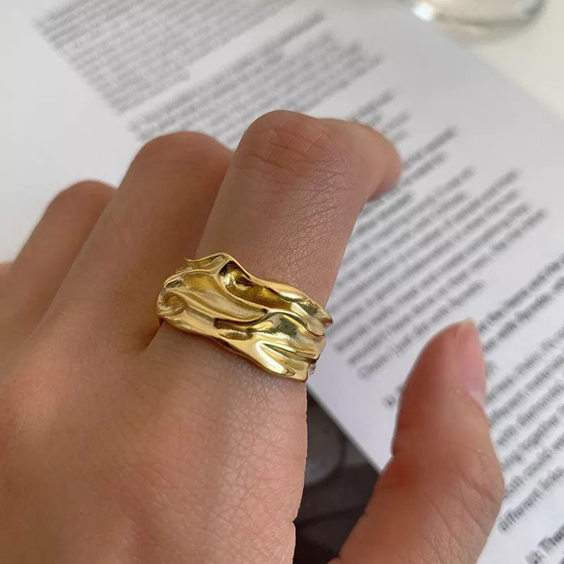 Jaylinette | Großer Ring 18K Gold