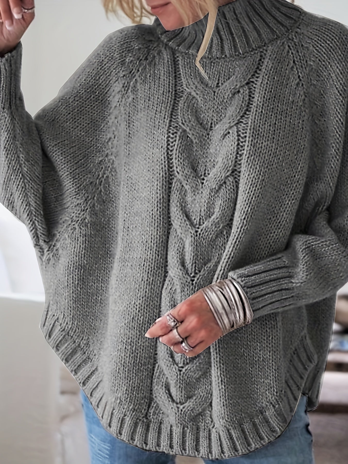 Carla™ - Bequemer Vintage Kabelpullover