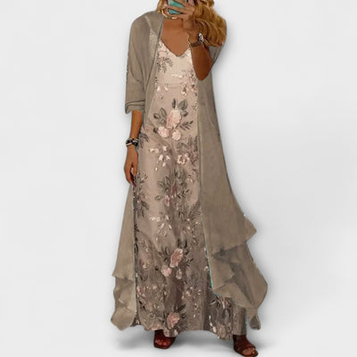 Bryleigh | Elegantes Maxi-Kleid Zweiteiliges Set