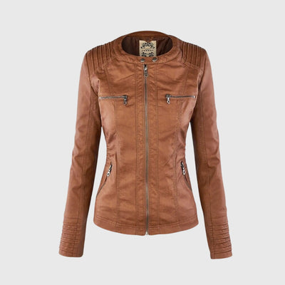 KAROLINE™ Die stilvolle und einzigartige Lederjacke
