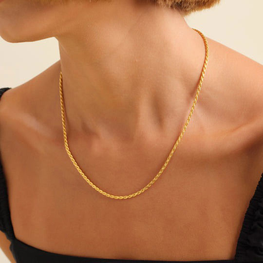 Mikalynne | Seil Kette 18K Gold