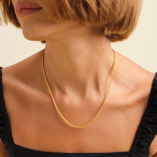Mikalynne | Seil Kette 18K Gold