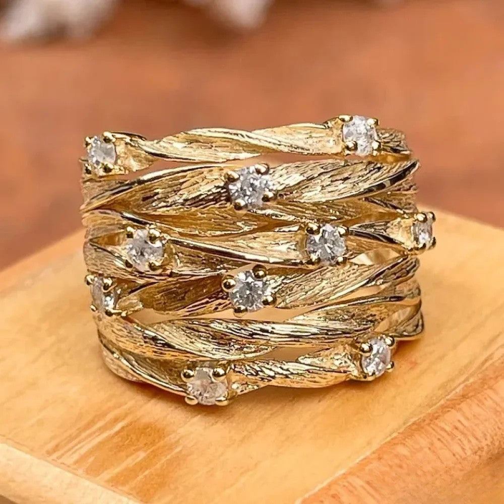 Klassischer Goldring