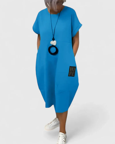 Thalyssiah | Bequemes Midi-Kleid
