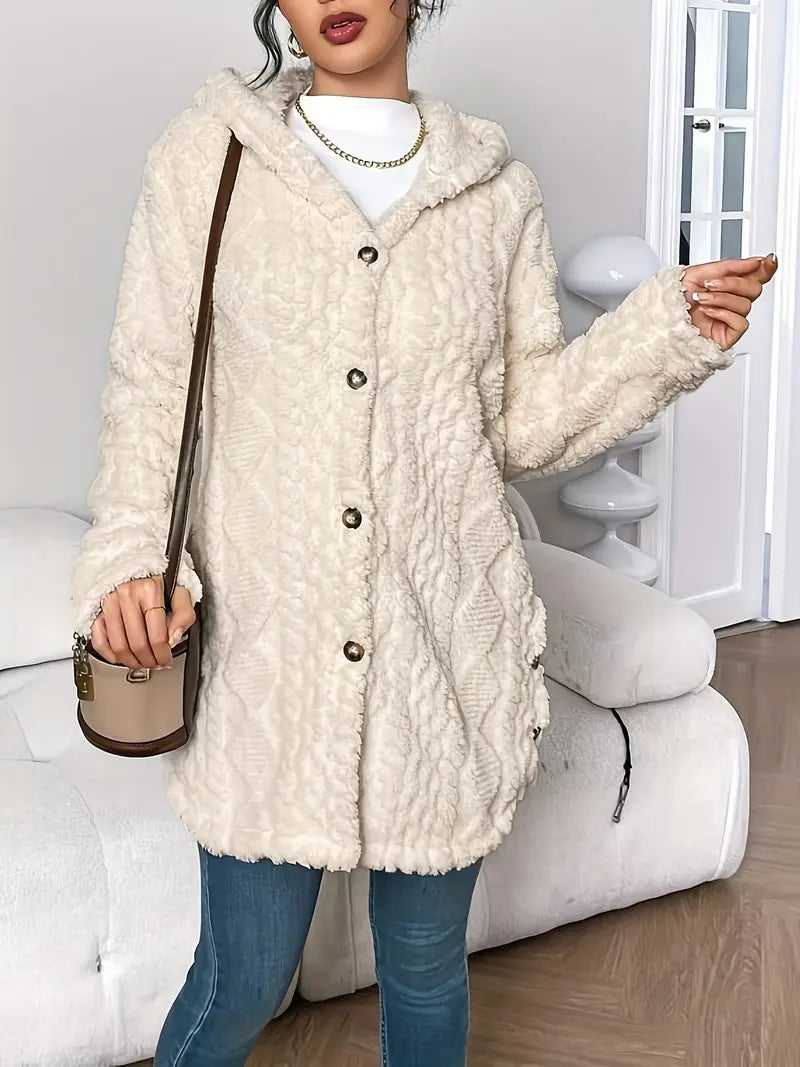 Celine™ - Plüsch-Hoodie-Cardigan