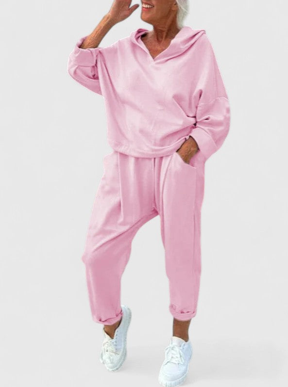 Sally | Bequemes Kapuzen-Sweatshirt-Set