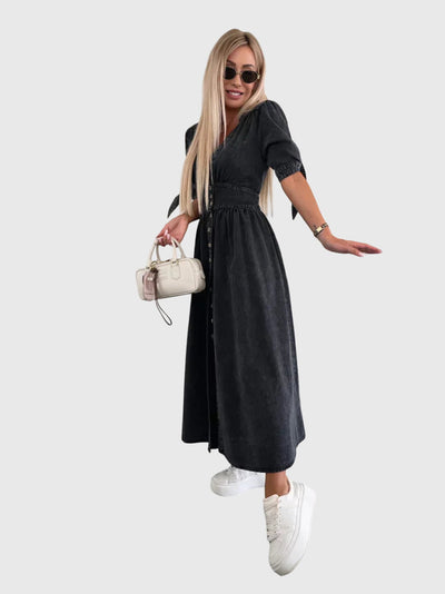 Sophia™ | Elegantes Denim-Kleid