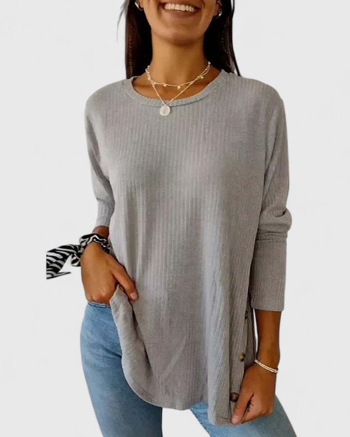 Megan™ | Elegantes Crew Top